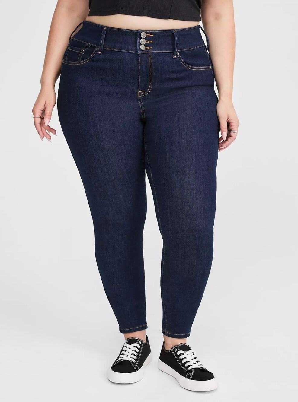 Torrid Jegging Skinny Super Stretch High Rise Jean Blue Demin Plus Size: 16R